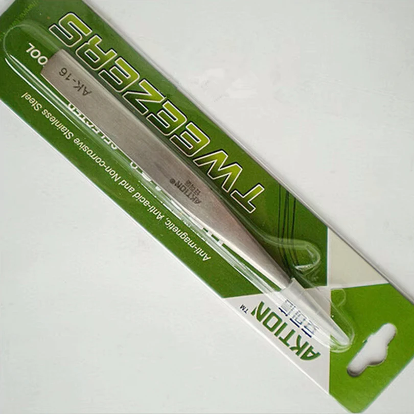 New Stainless Steel Industrial Anti-static Tweezers watchmaker Repair Tools High Quality AA7722