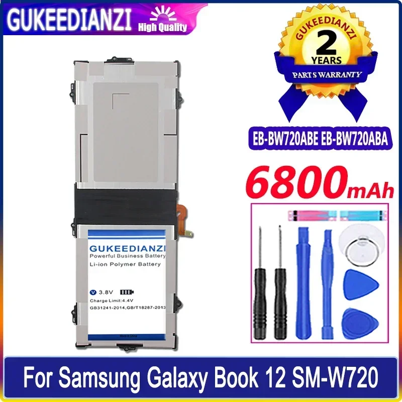 Bateria Battery EB-BW720ABE EB-BW720ABA 6800mAh For Samsung Galaxy Book 12 SM-W720 Chromebook Titan V2 XE520QAB XE521Q Batteries