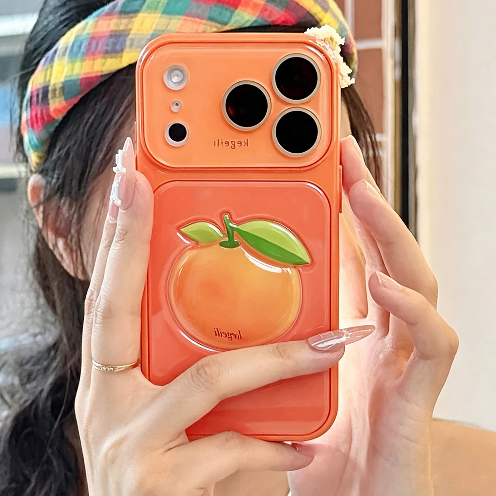 3D Printing Case - Casing Ponsel Jendela Besar Motif Buah