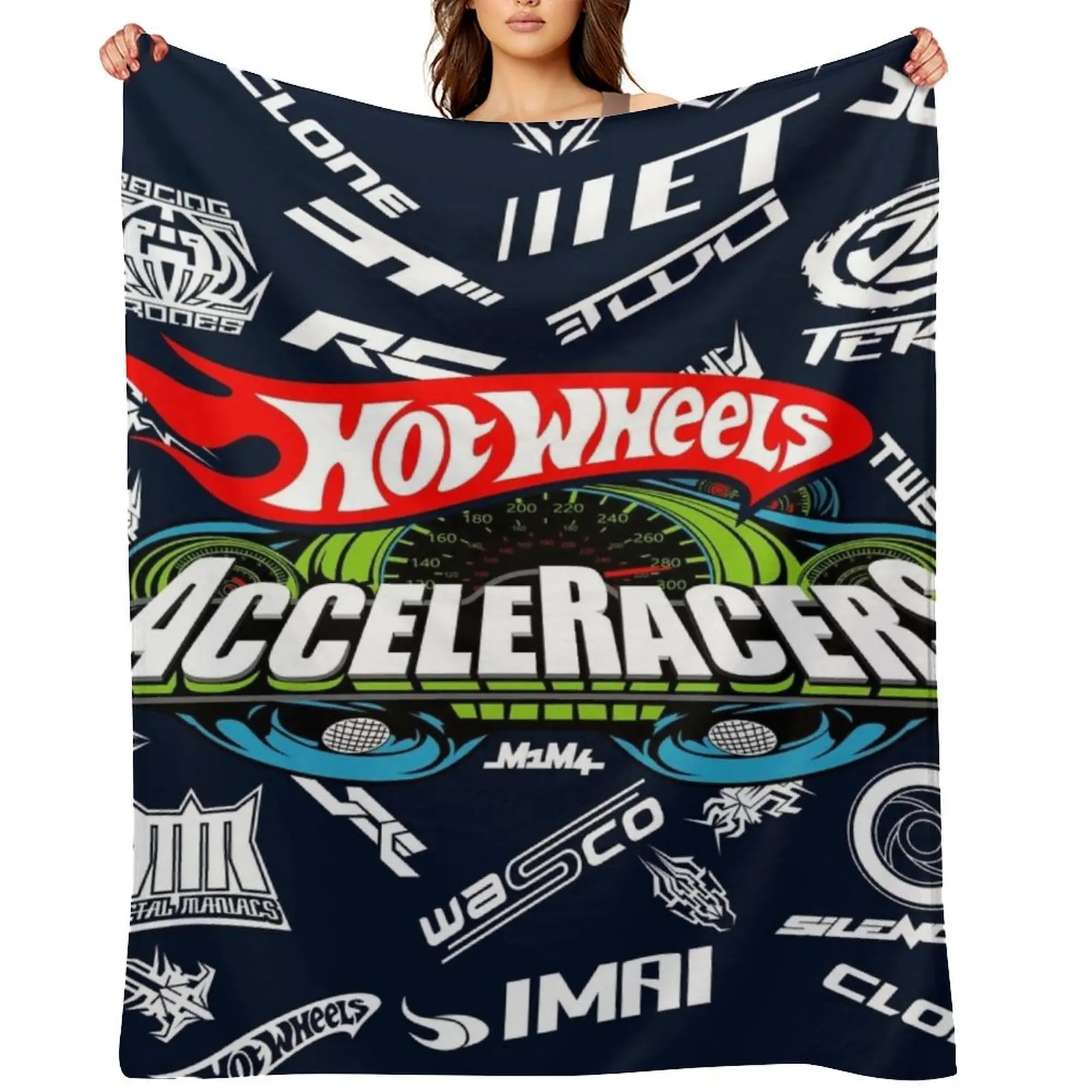 

AcceleRacers Logos Throw Blanket Decorative Sofas Bed Picnic manga Blankets