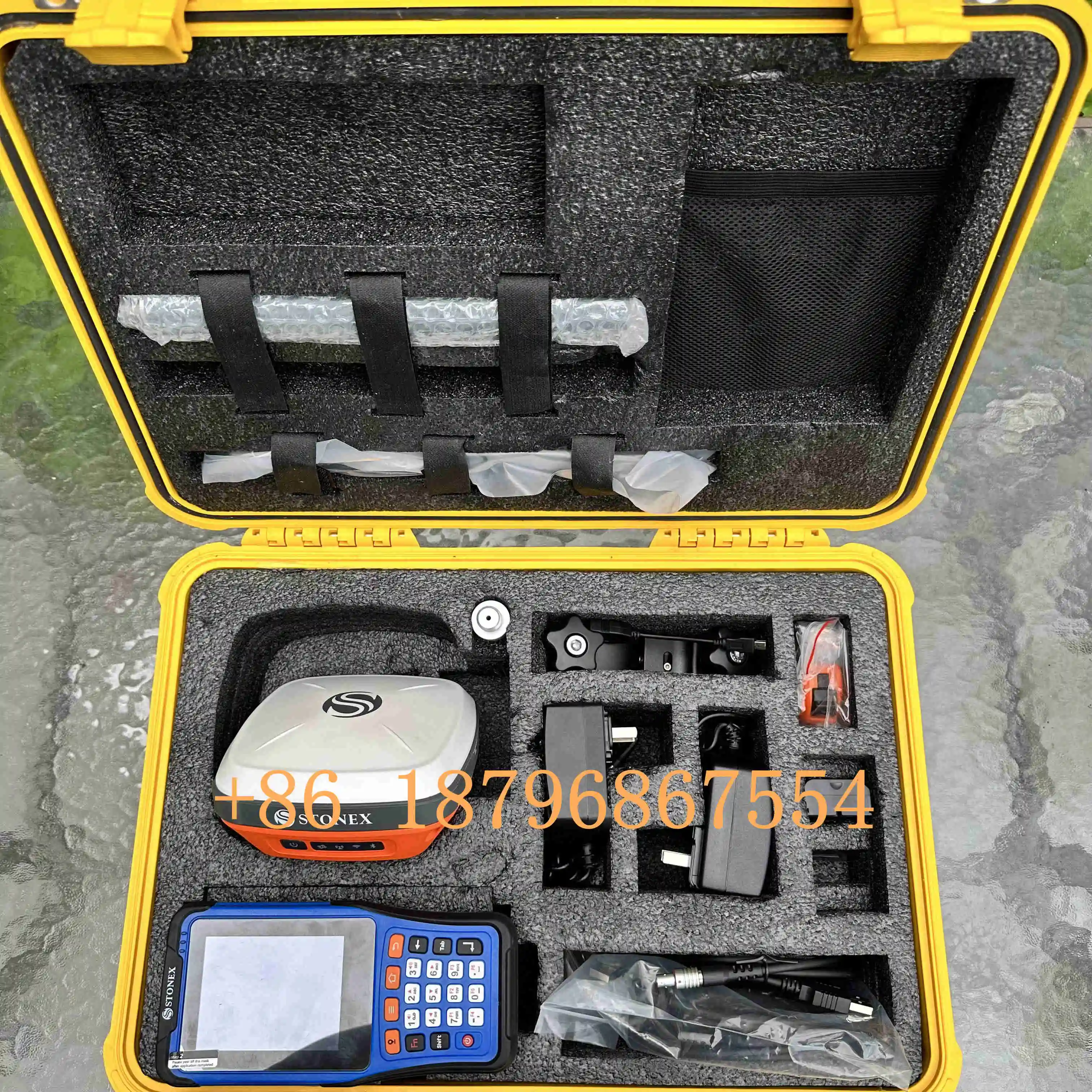 Used Second Hand Stonex S3 Base And Rover Complete Set Rtk Gps Gnss Receiver Dgps Differential Receptor