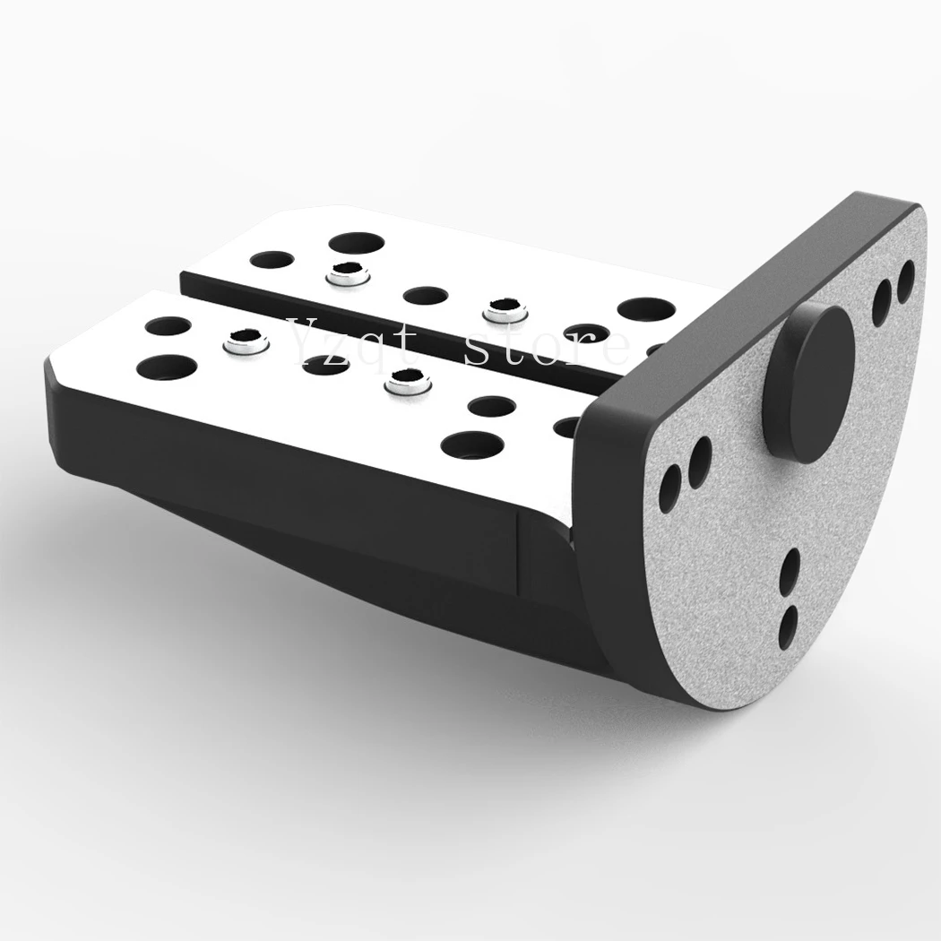 Four-axis integrated casting unilateral bridge plate L block 170-200 can be matched with five-axis zero-point self-centering