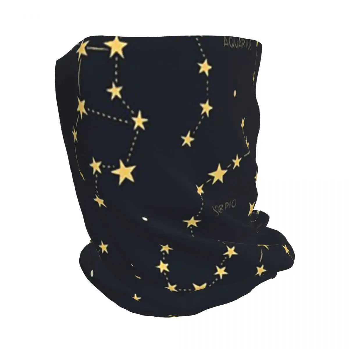 Zodiac Constellations Space Bandana Neck Gaiter Wrap Scarf Multi-use Face Mask Beanies Hat for Men Women Adult Winter