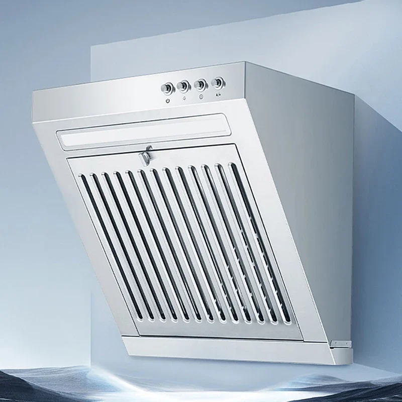 380mm mini exaustor de aço inoxidável inteligente exaustor de fumaça exaustor de chaminé para cozinha