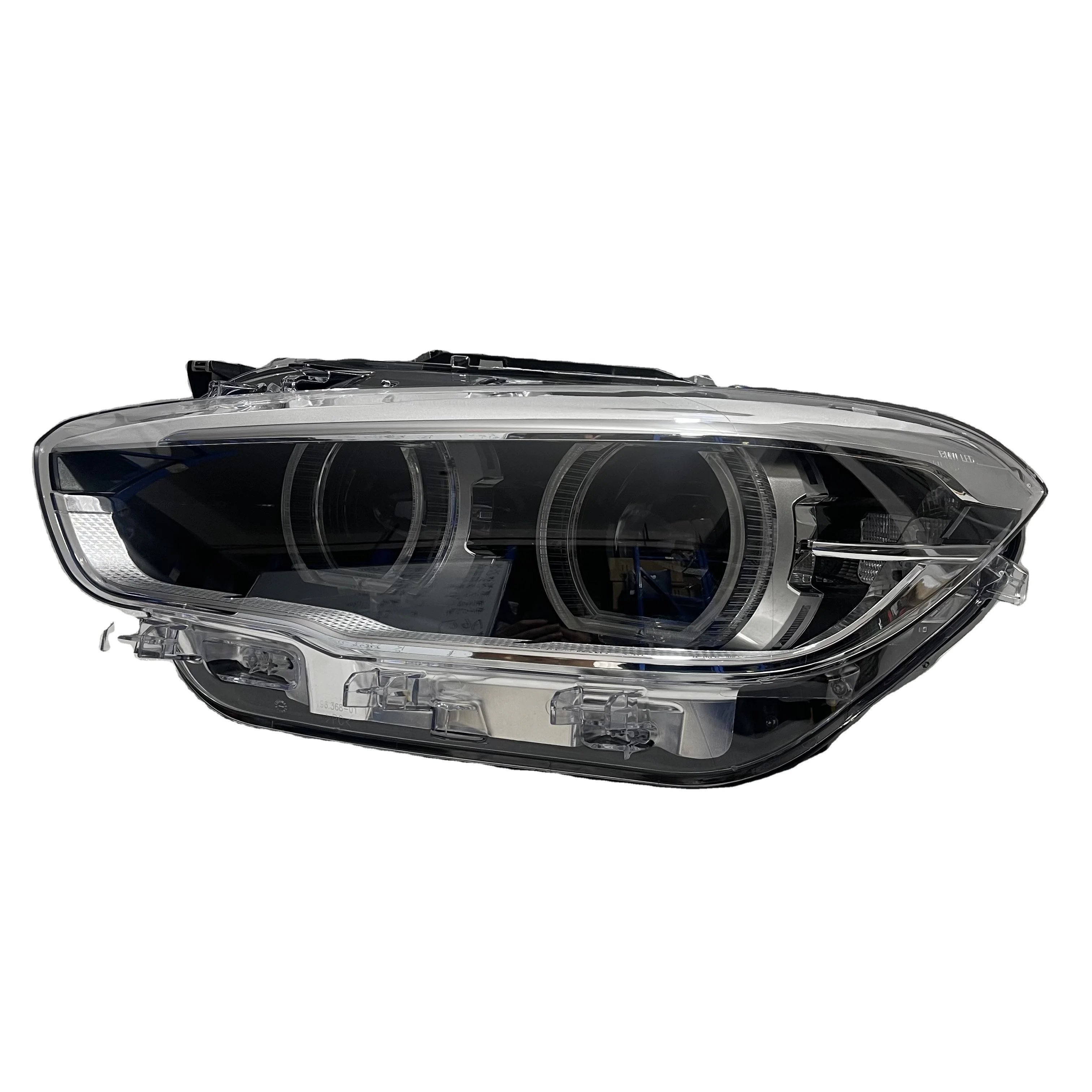 63117414141 63117414142  OEM Dual Round Angel Eye LED Headlight for 1 Series F20 F21 118i 120i 2016-2018 Front Head Lamp