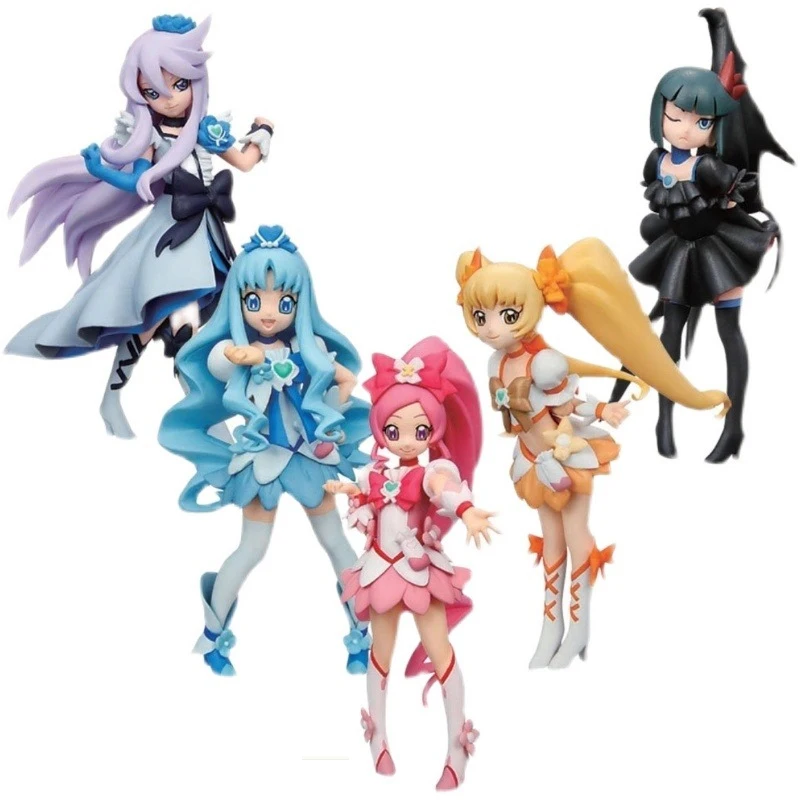 BANDAI Pretty Cure Cure Marine Q-version EX CASHAPON Ornament Anime Action Figures Model Kids Toy