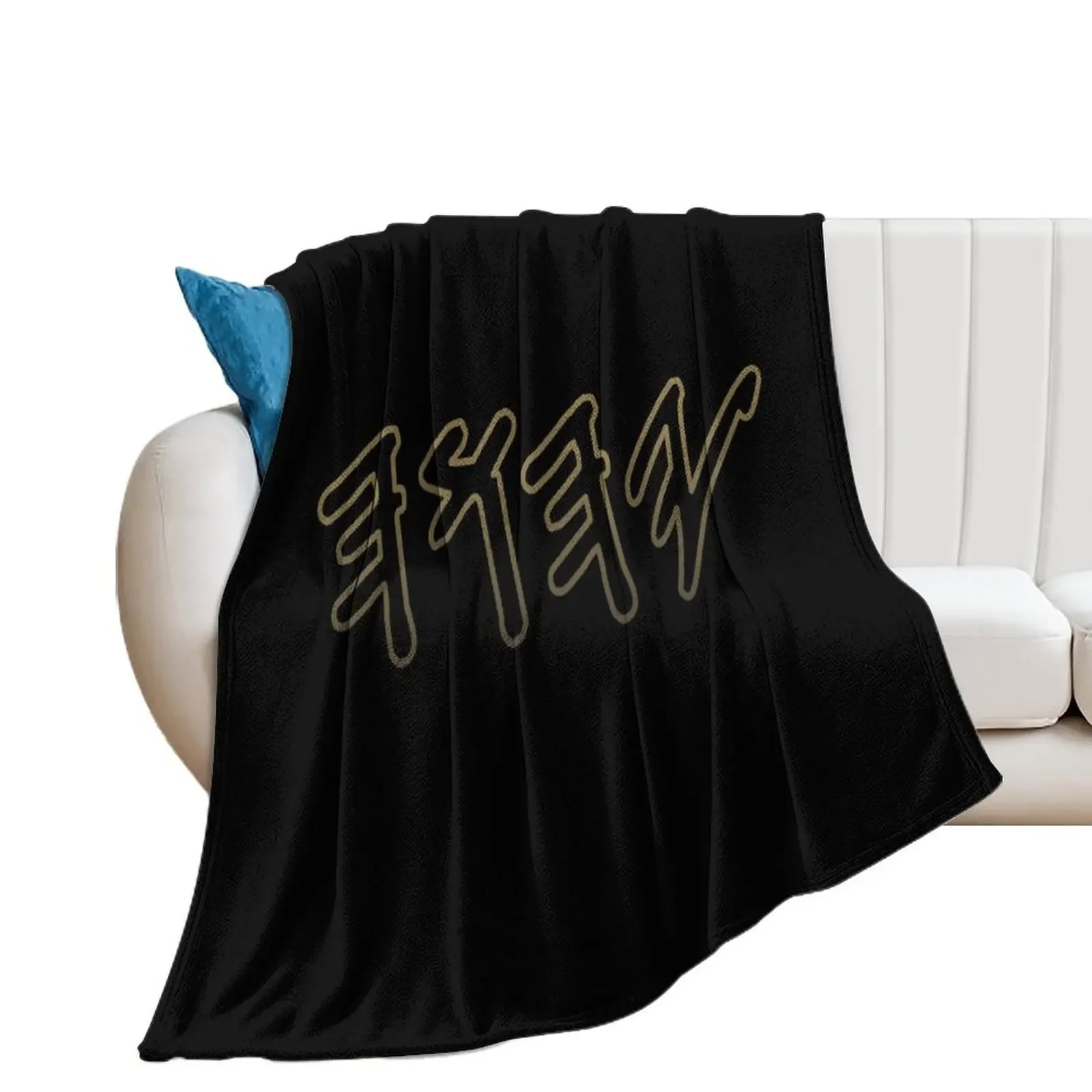 Old Hebrew Name of God Yahuah Throw Blanket cosplay anime blankets and throws Blankets