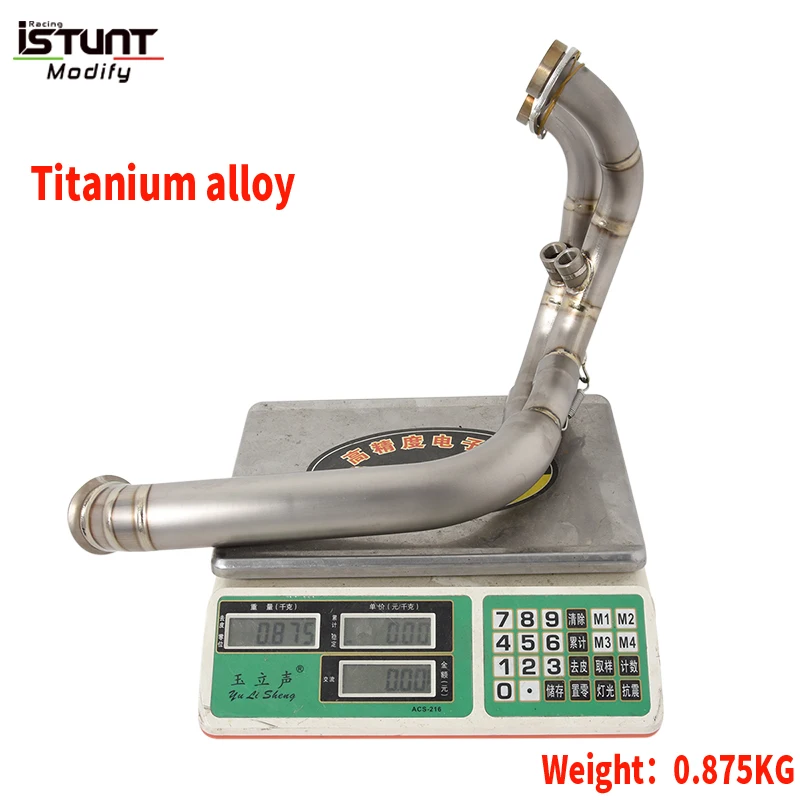 For KTM DUKE 790 890 ADVENTURE R Rally 2018- 2025 Motorcycle Exhaust Escape Moto System Muffler Titanium alloy Front Link Pipe