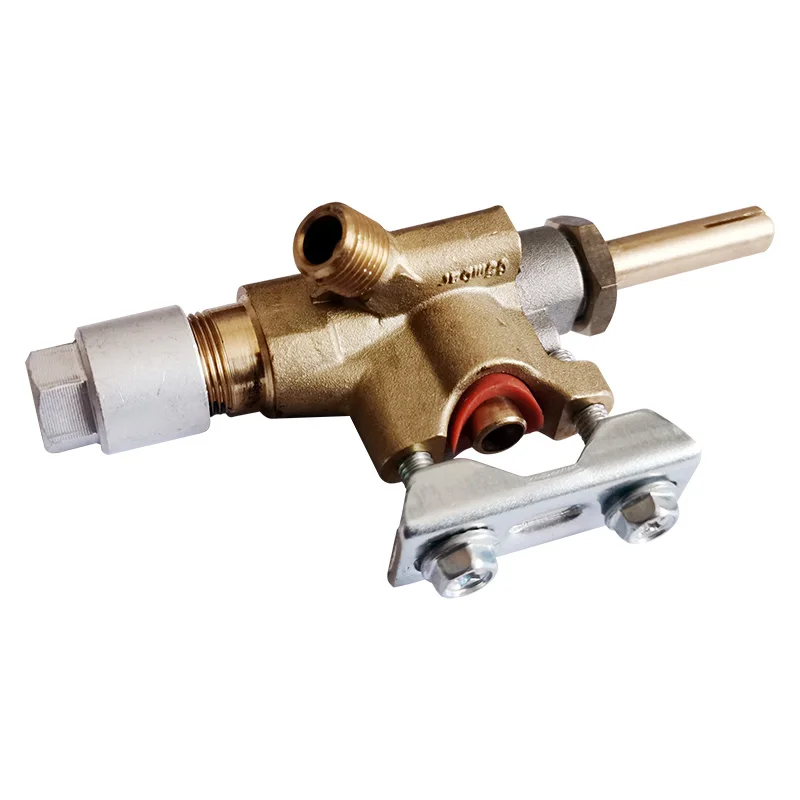 BBQ Grill Standard Brass Gas Safety Valve Low Pressure with Orkli Magnet Unit Gas Outlet 7/16-24unf Thread Supplies Accessory