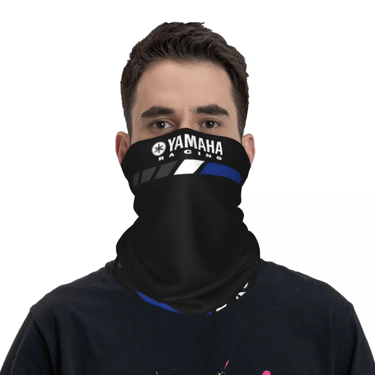 Y-yamaha Bandana Unisex, máscara estampada, pasamontañas multiusos para correr, a prueba de viento