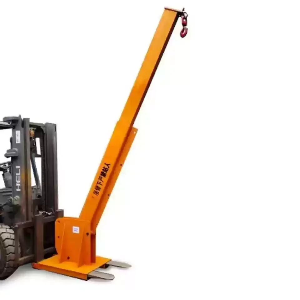 Forklift heightening boom modified boom