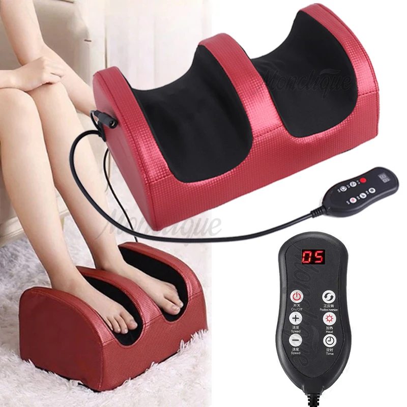 

Electric Foot Massager Heating Therapy Hot Compression Shiatsu Kneading Rolling Calf Massage Relieve Fatigue Relaxation Muscles