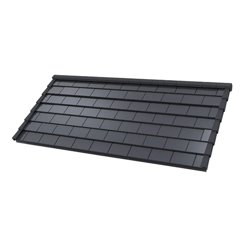 Glass 45% Efficiency 600x400mm Cell Size 670x480mm Model Light Scale Fotovoltaic  Solar Roof Panels Tiles 3.2mm Double