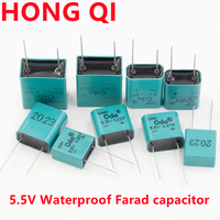 Waterproof Farad capacitor 5.5V 0.22F 0.33F 0.47F 1F 1.0F 1.5F 2.5F 3.5F square fully enclosed capacitor