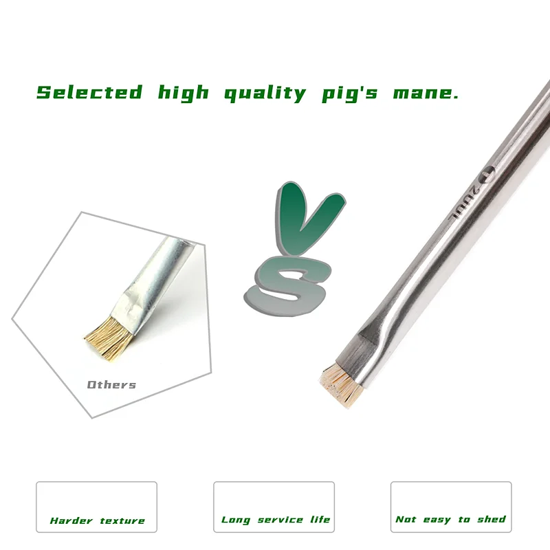 2UUL CL11 Dual Heads Bristle Brush for Mobile Phone Maintenance Anti-static Motherboard IC Chip Repair Cleaning Tools