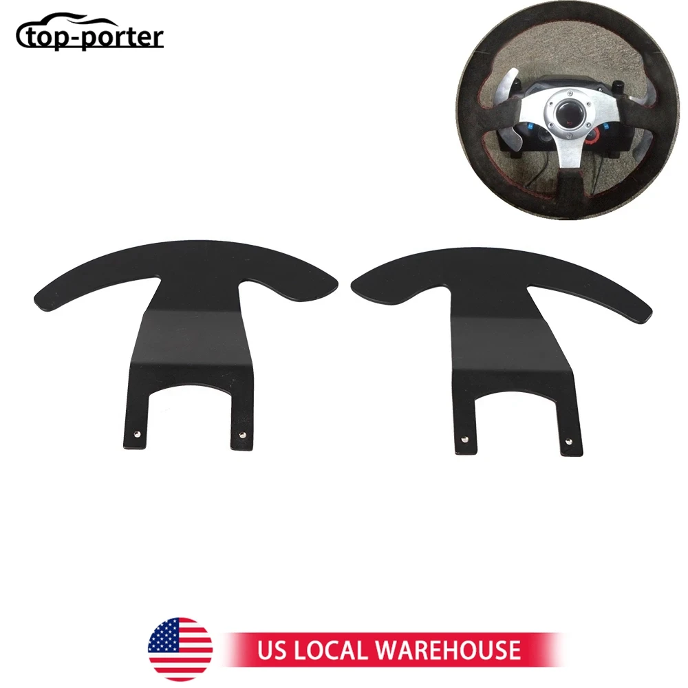 

Для Logitech G25 G27 1 комплект сверхмощных лопастных переключателей, контроллер рулевого колеса, вогнутый, подходит для рулевого колеса 13-14 дюймов