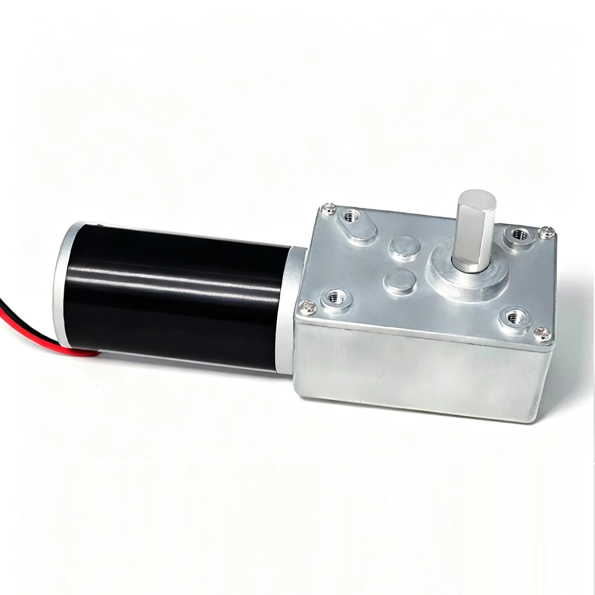 5840-31ZY DC Worm Gear Motor 12V 24V High Torque Self-Locking Turbine Reducer Reversible Low Speed Gearbox Micro Motor for Robot