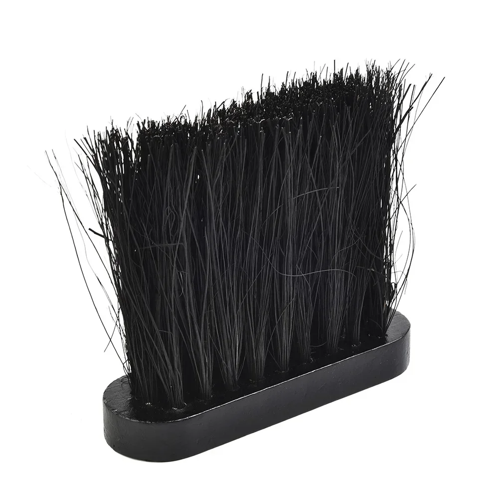 Manico in legno testa a spazzola di forma rotonda camino focolare per fuochi d'artificio spazzole strumento per la manutenzione del camino spazzola in setola di legno