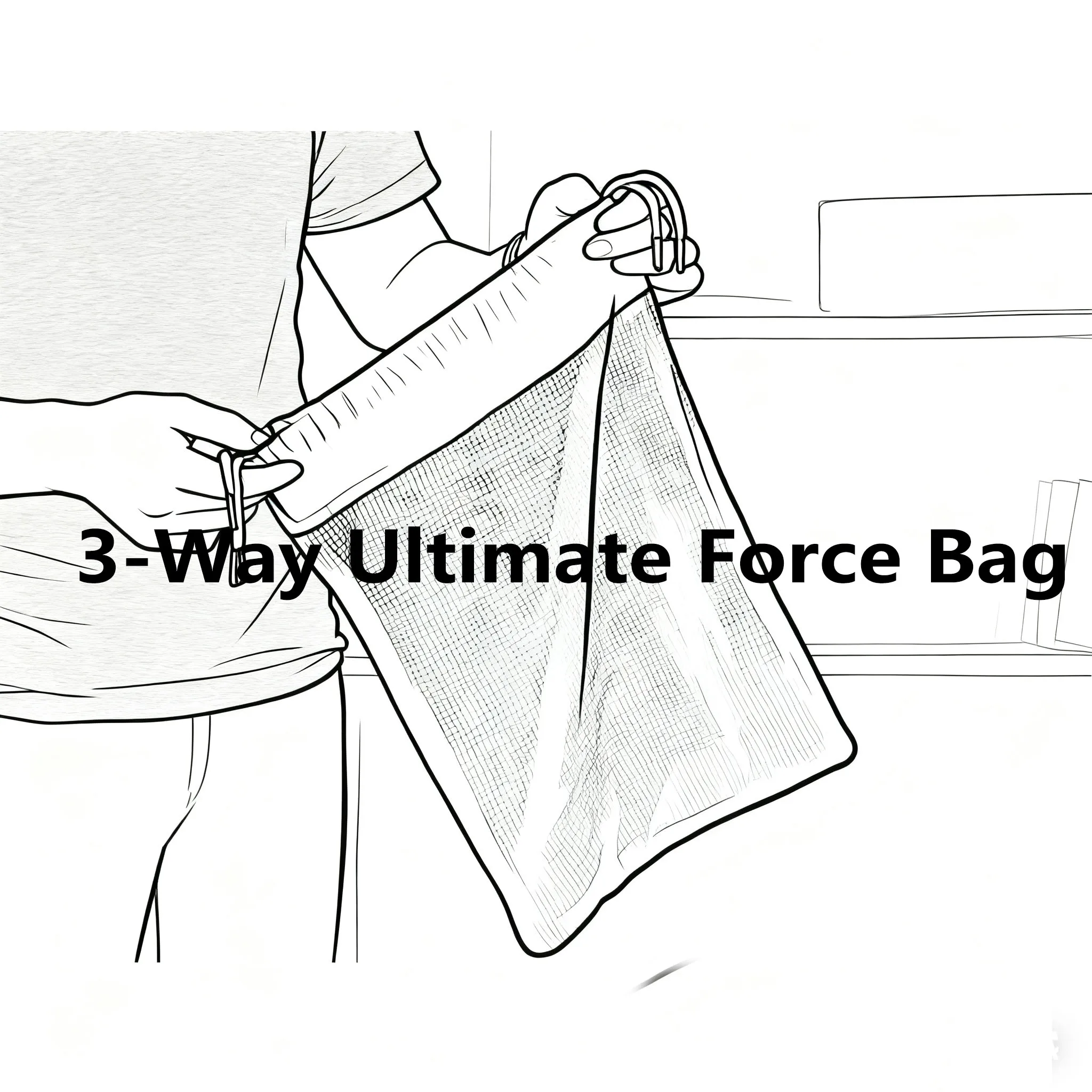 

3-сторонняя сумка Ultimate Force - двойной размер Magic Trick, ментализм, реквизит для предсказания для сцены и крупным планом, реквизит для трюков