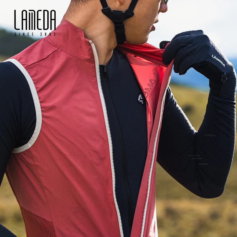 LAMEDA New Cycling Vest Sport Sleeveless Lightweight Casual Commuting For Man MTB Road Bicycle Top Clothing