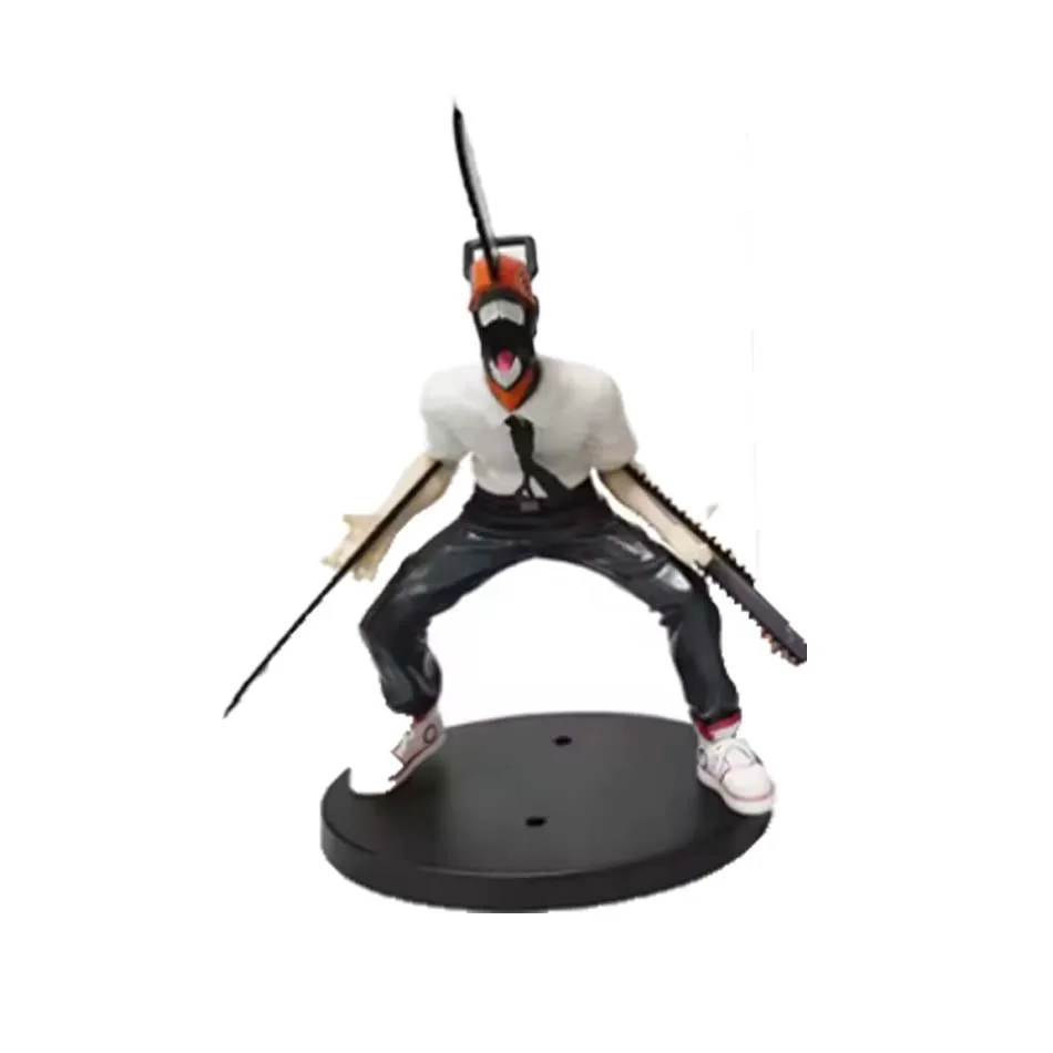 Chainsaw Man Denji Anime-Figur Denji/Power Actionfigur Chainsaw Man Denji Figurine Sammlermodell für Erwachsene Spielzeugpuppe