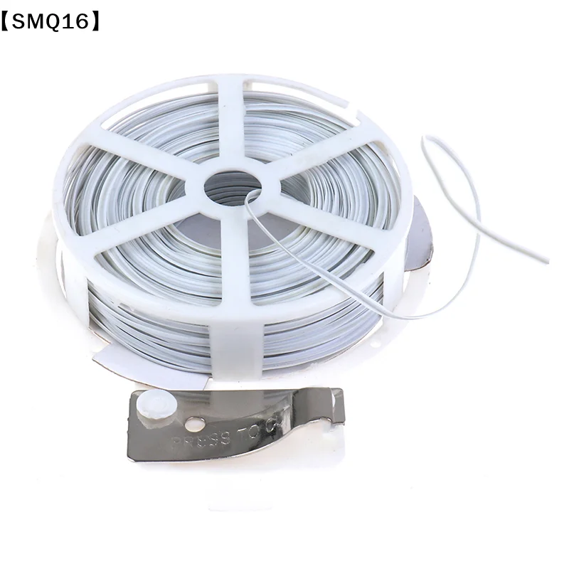 Garden Wire Twist Tie - 1Pc (50m) White Multi-Function Sturdy Garden