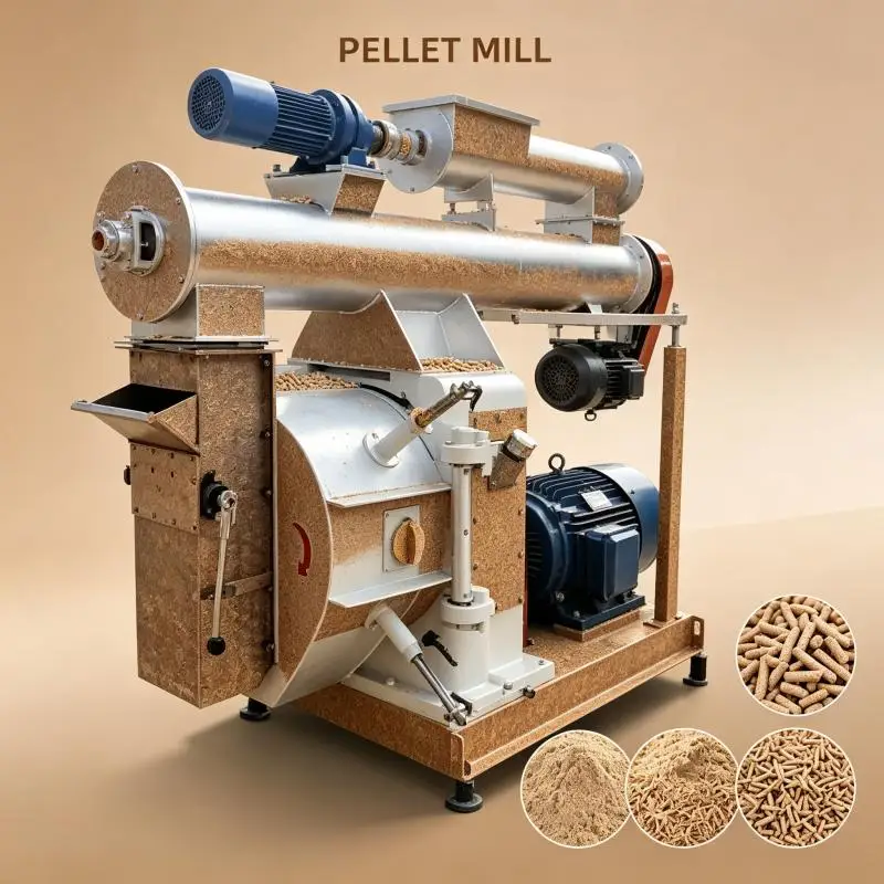 Cow Cattle Livestock Deer Chicken Feed Pellet Maker Make Machine Commercial Farm for Bird