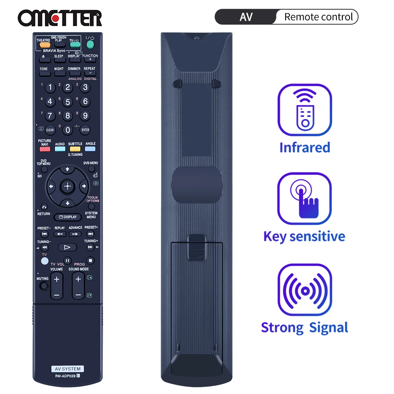 New RM-ADP029 RMADP029 Remote Control For Sony DVD Home Theatre System DAV-F200 DAV-I550 HCD-F200 DAV-IS50 DAVF200 DAVI550