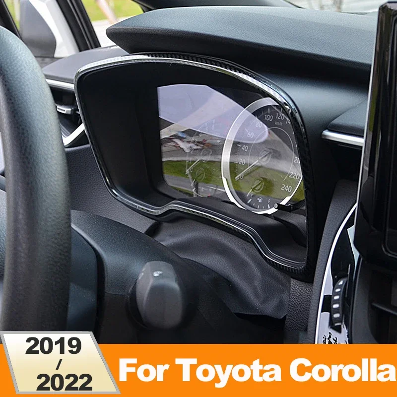 

Для Toyota Corolla E210 2019-2024 нержавеющая приборная панель, рамка, отделка, украшение интерьера, регулировка переключателя фар автомобиля