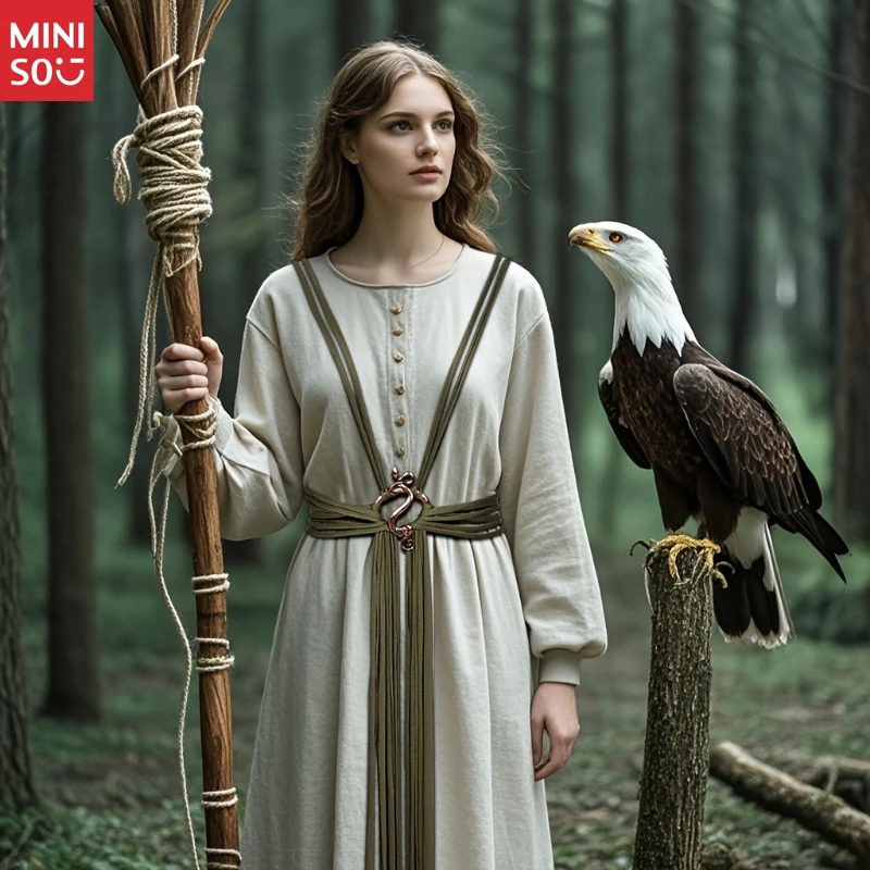 

Веревочный пояс Miniso со змеиным узором, пояс с запахом на талии и завязками