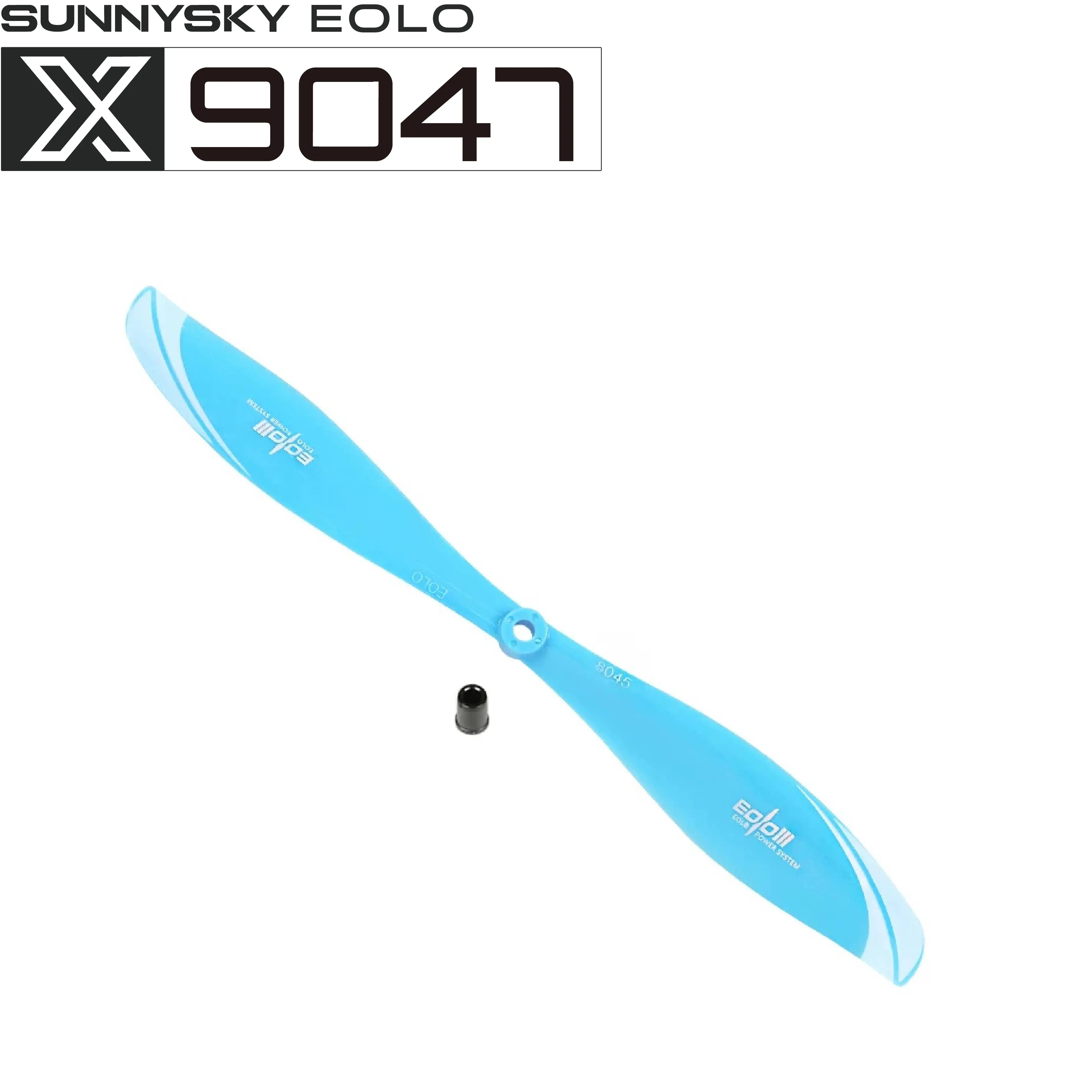Genuine Sunnysky EOLO 9047 Fixed‑Wing Propeller, High‑Efficient Two‑Blade Prop for Indoor F3P 3D Aerobatic RC Airplane 1 Unit