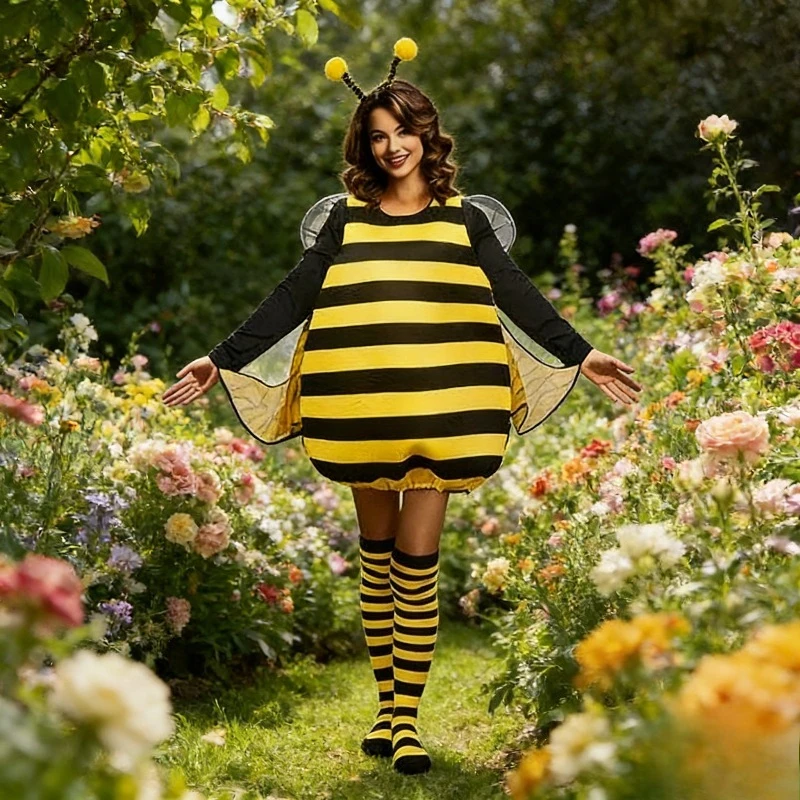Disfraz de Abejorro para Fiesta de Carnaval, Disfraz de Mariquita para Adultos, Disfraz de COSPLAY