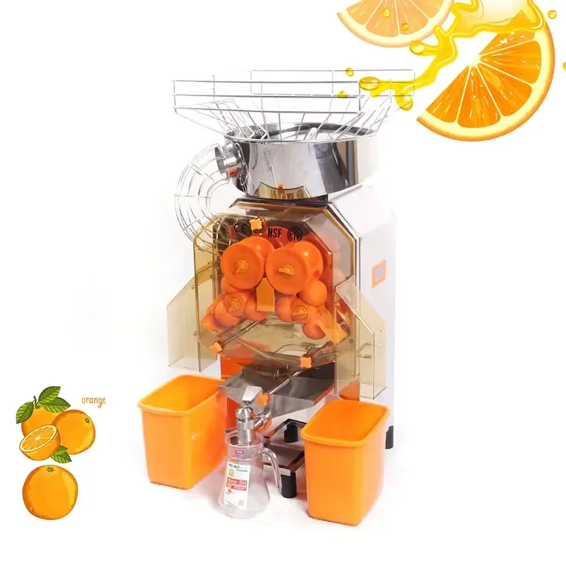 Commercial Automatic Electric Citrus Juicer High Yield Stainless Steel Plastic 370W Squeezes 40 Oranges Per Minute