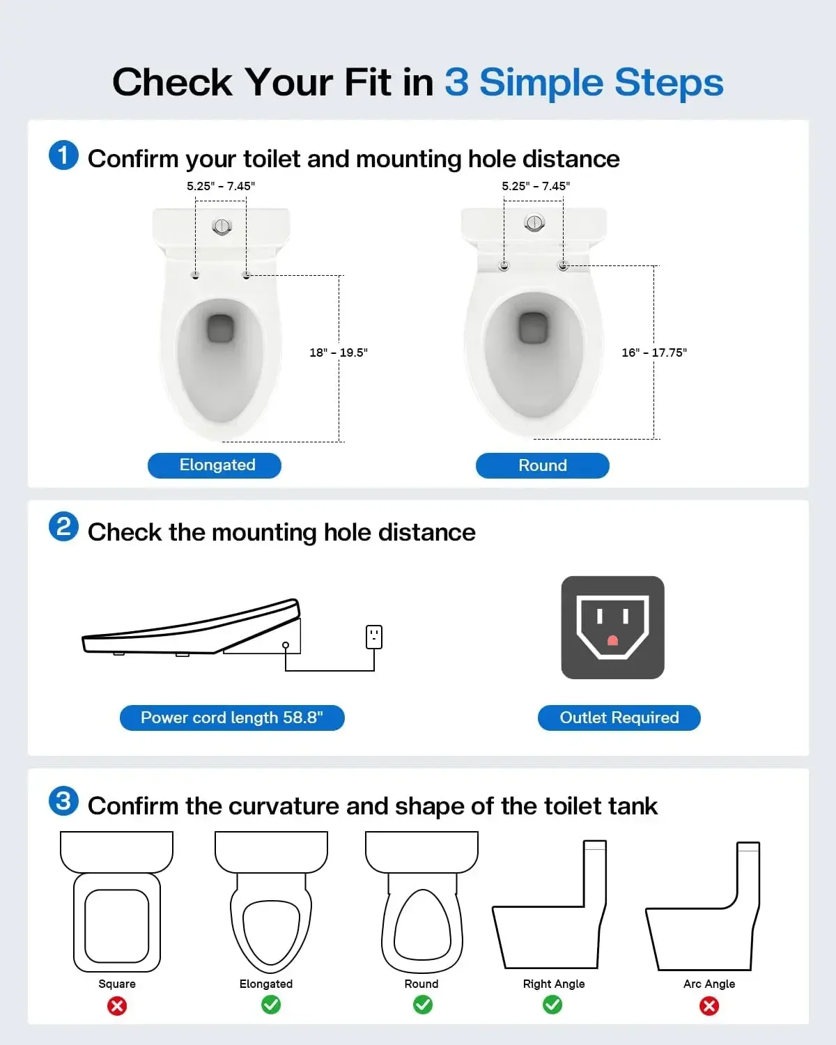Brand new fast shippingBestsellerSmart Bidet Toilet Seat Elongated, Electric Heated Seat with Instant Warm Water, Warm Air Dryer