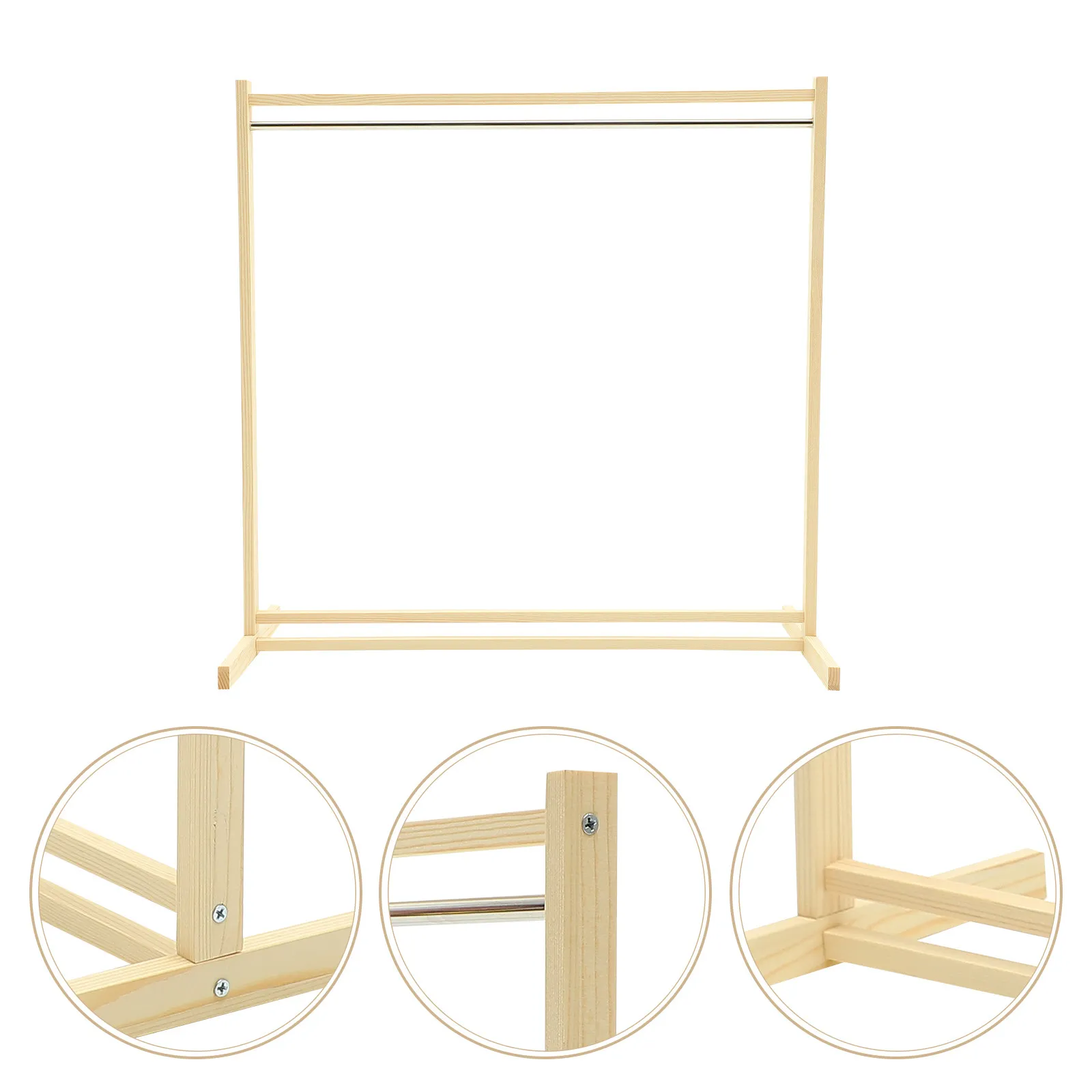 

Набор из 1 деревянной вешалки для одежды: легкий органайзер, простая установка, прочный держатель для детской одежды