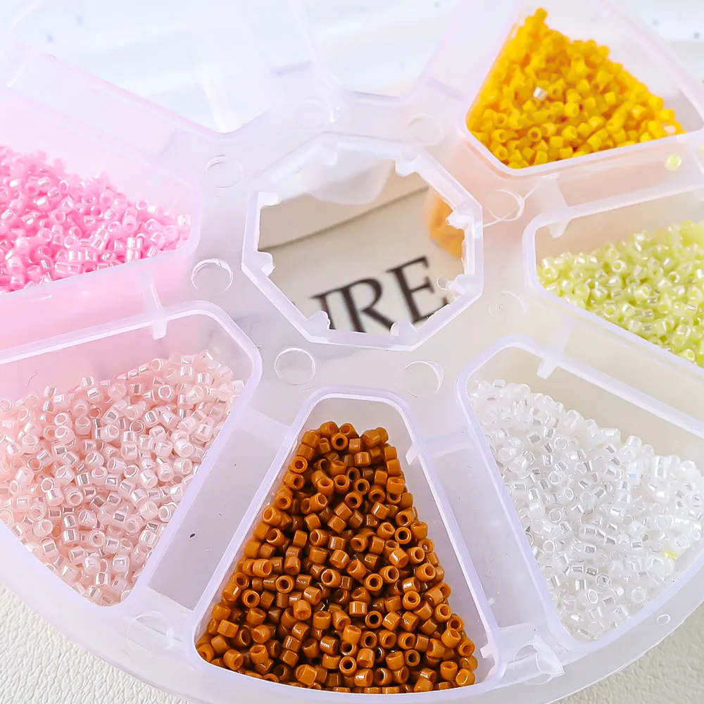Cream Color Glass Beads Japan Miyuki Seed Beads Color 11/0 DB Round Shape Seed Bead for DIY Making
