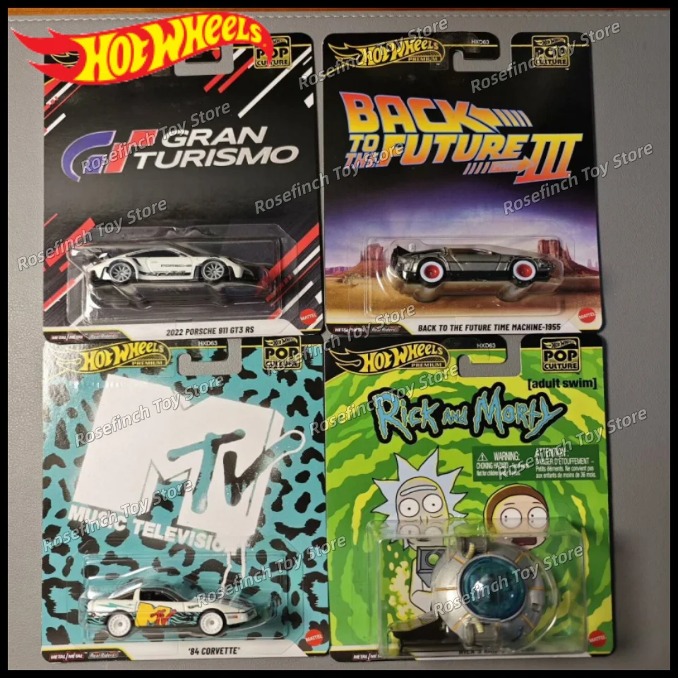 

Новая копия премиум-класса Hot Wheels, развлекательный корабль Рика и Морти Рика, металлическая Коллекционная литая под давлением модель автомобиля, подарки, игрушки