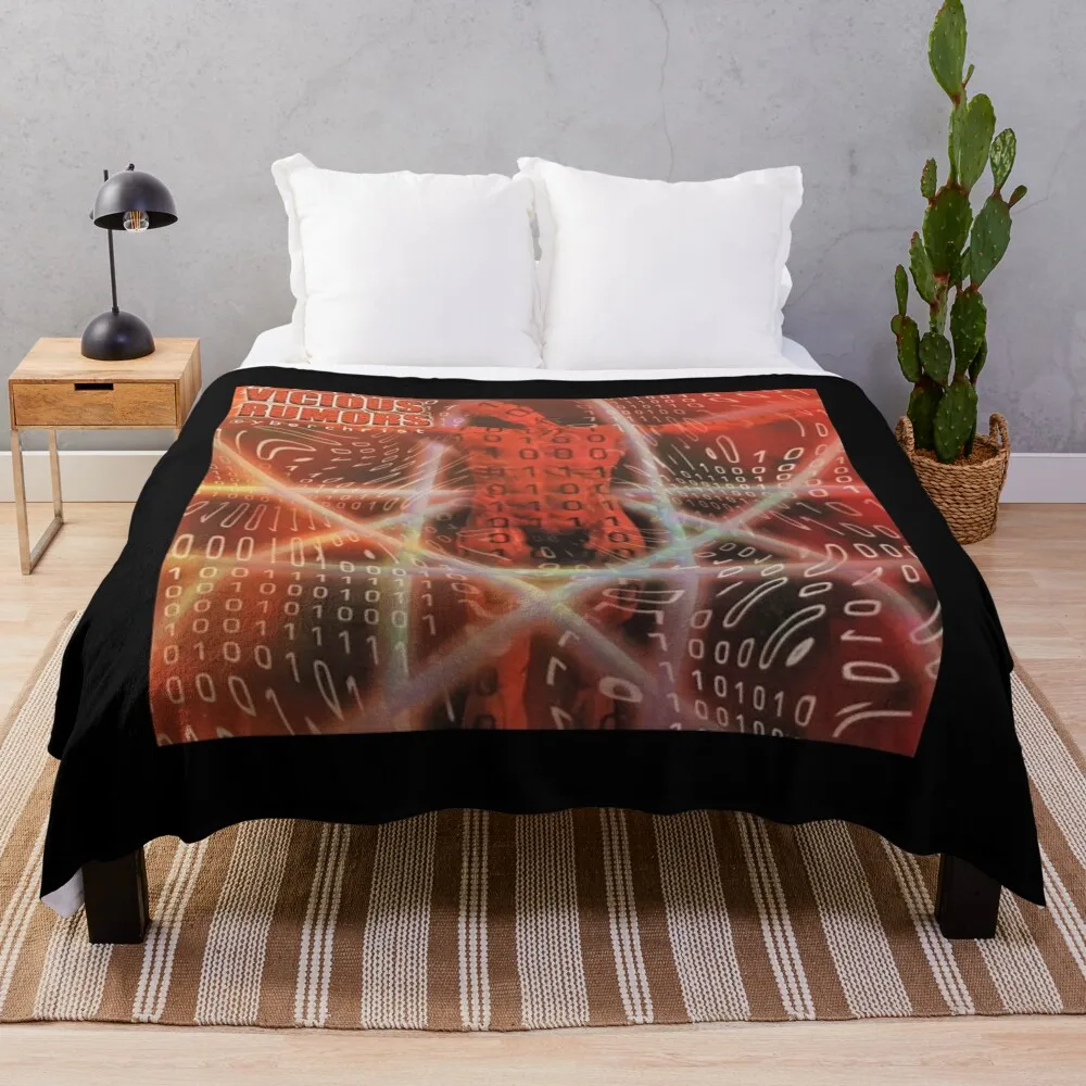 

Vicious Rumors - Cyberchrist album 1998 Throw Blanket halloween For Decorative Sofa Blankets