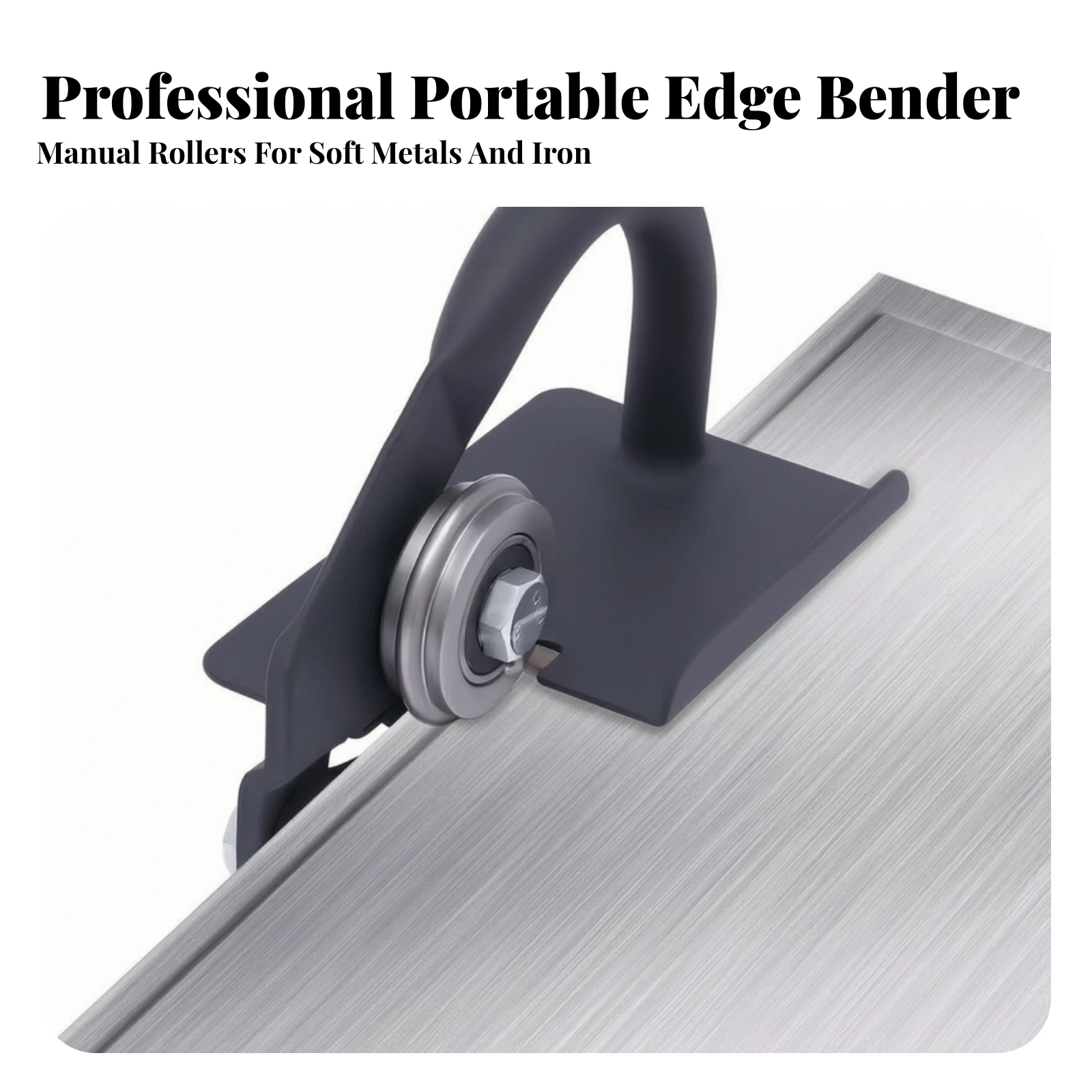 Sheet Metal Edging Tool Ergonomic Sheet Metal Beading Tool Heavy-Duty Long-Lasting for Metalworkers, Workshops