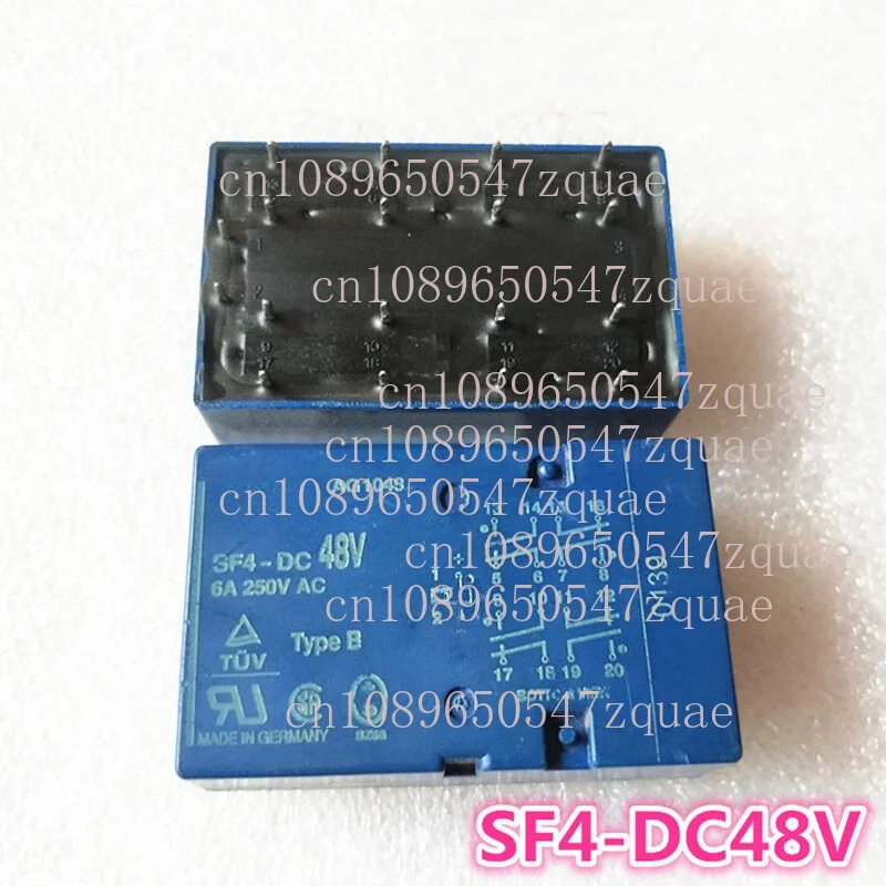 1Pc for NAIS SF4-DC48V Relay 18Pins 6A 250VAC