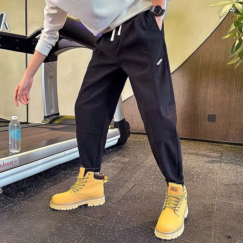 

Versatile Ins lazy temperament popular trend artistic fashion new Harajuku minimalist Japanese casual pants