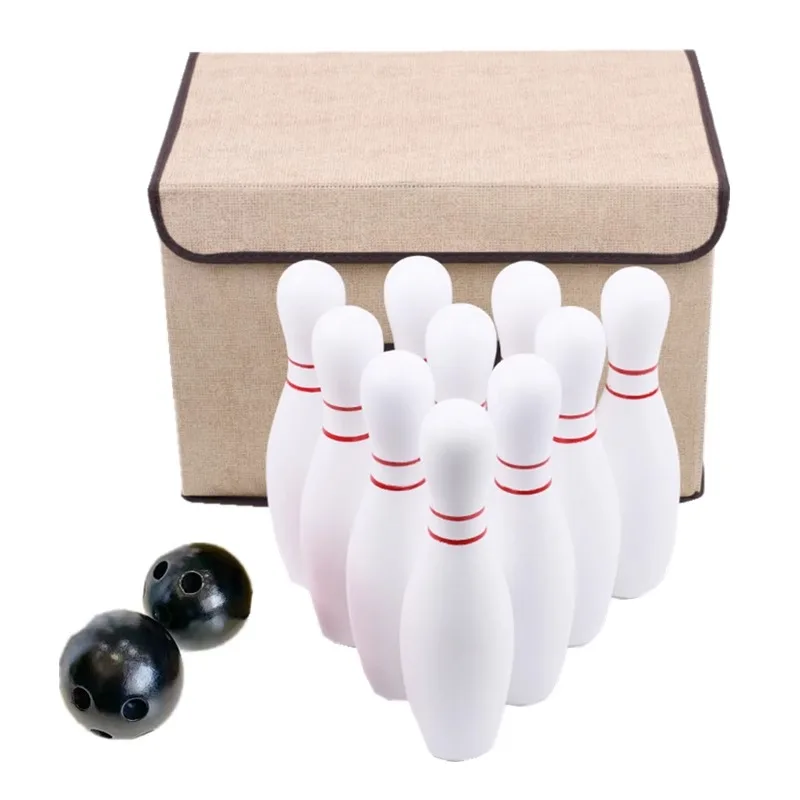 

Bowling Toys Large Wooden Adult Indoor Equipment