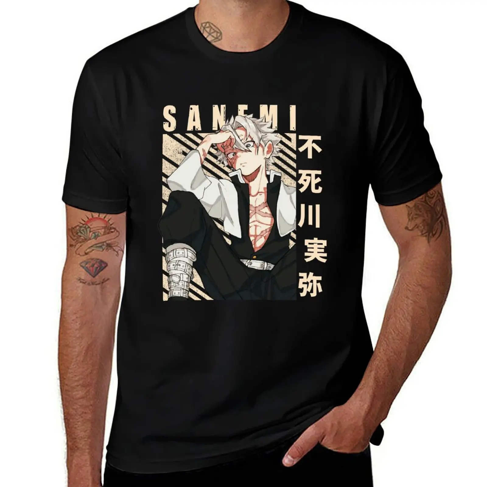 

Demon Slayer - Sanemi Shinazugawa T-Shirt croswit shirt man funny gifts korean fashion men t shirts