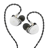 SIMGOT EG280 Monitor intrauditivo 1DD + 1 Planar HiFi IEM auriculares para juegos por cable con micrófono 1,7 m de largo desmontable Cable OFC de 2 pines