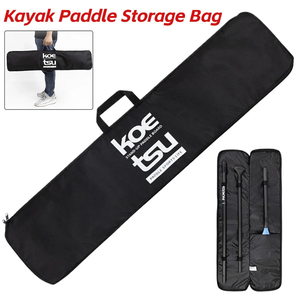 Kayak Paddle Bag Waterproof Oxford Cloth Boat Canoe Paddle Storage Bag with Carry Handle Water Sport Accessories Carrying Pouch