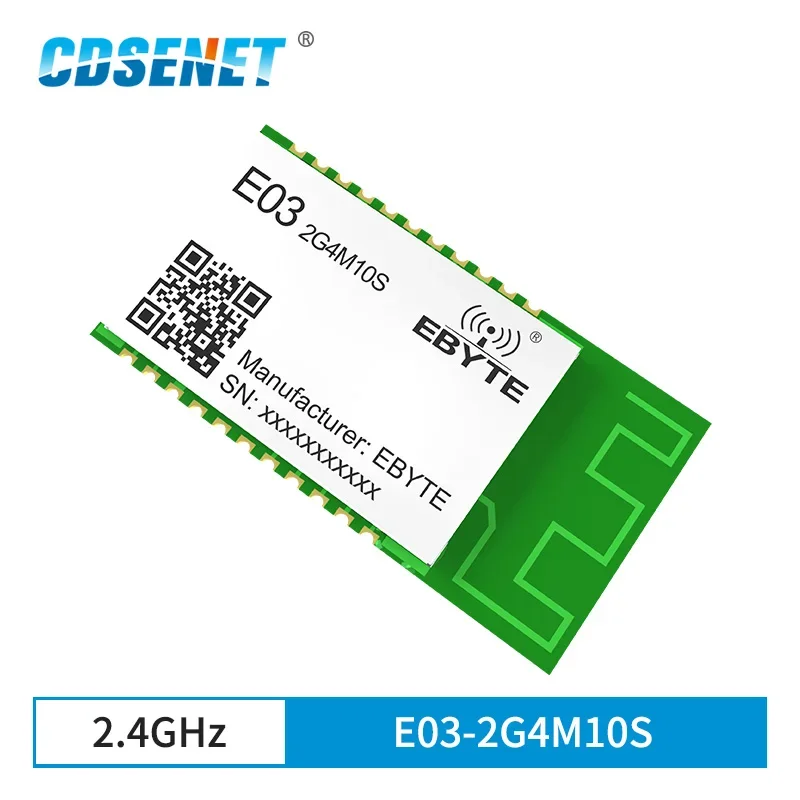 TELINK TLSR8359 2.4G ISM Band Long Range 600m 512KB Flash 10dBm E03-2G4M10S PCB Antenna 3.3V 32 Digit MCU GPIO TCXO Module