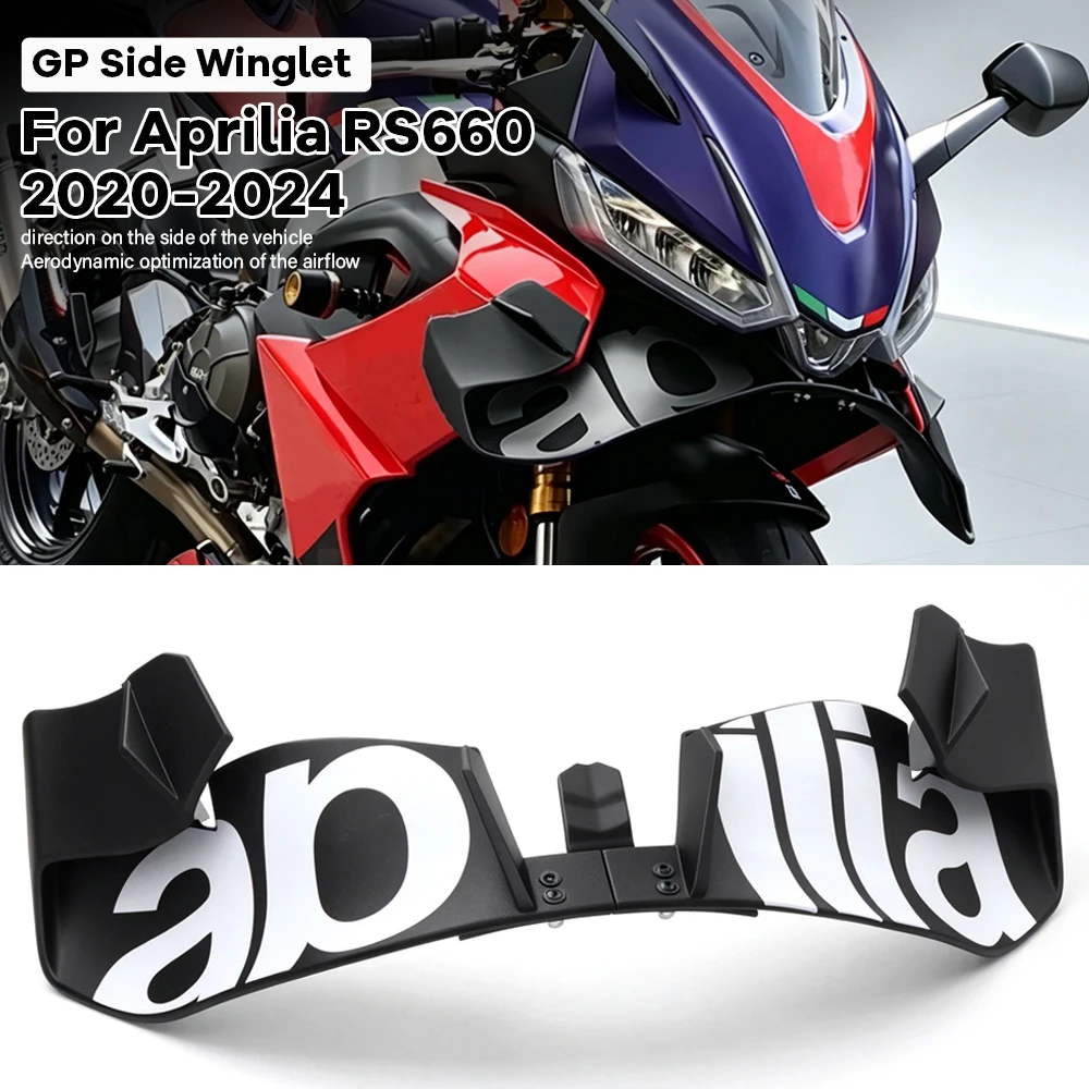 Kit d'ailes latérales pour moto Aprilia RS660 RS 660 2020-2024, accessoires pour moto ﻿   Aileron avant RS660