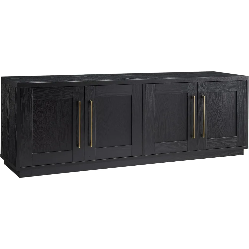 

Tillman Rectangular TV Stand for TV's up to 80" in Black Grain