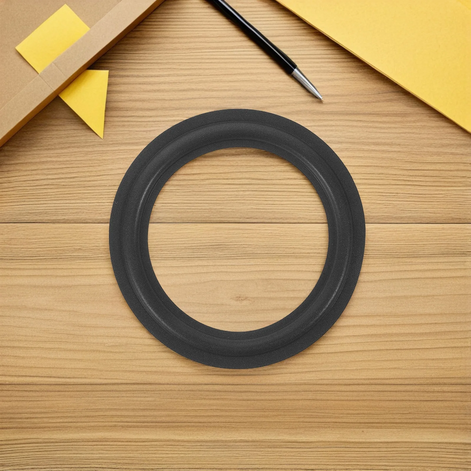 

5Pcs Audio Speaker Edge Rings 6.21 Inch Foam Sponge Surround Replacement Parts for Speaker Repair and Upgrades Black