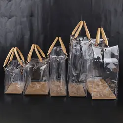 Bag Materials Install yourself Clear Tote Bag DIY Handmade PVC Gift Bag Large Capacity Shoulder Bag Woman